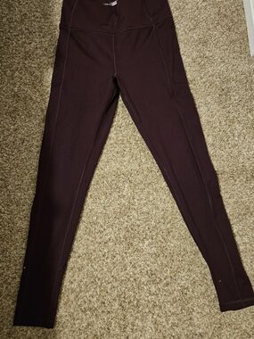 Victoria's Secret Deep Maroon Leggings